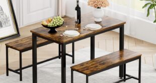 How We Transformed Our Space with the Industrial 3-PC Table Set
