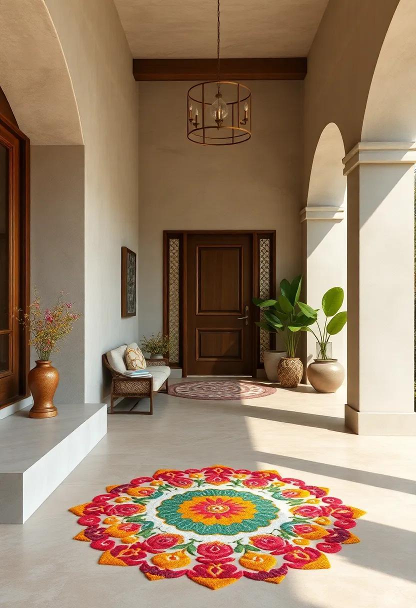 23 Stunning Traditional Indian Rangoli Designs to Brighten Your Entryway Steps