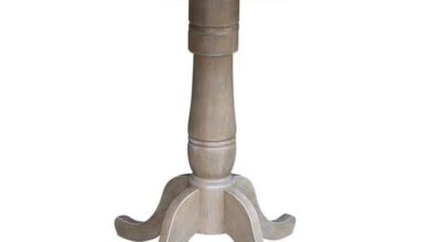 Our Take on the International Concepts 42″ Dual Drop Leaf Pedestal Table