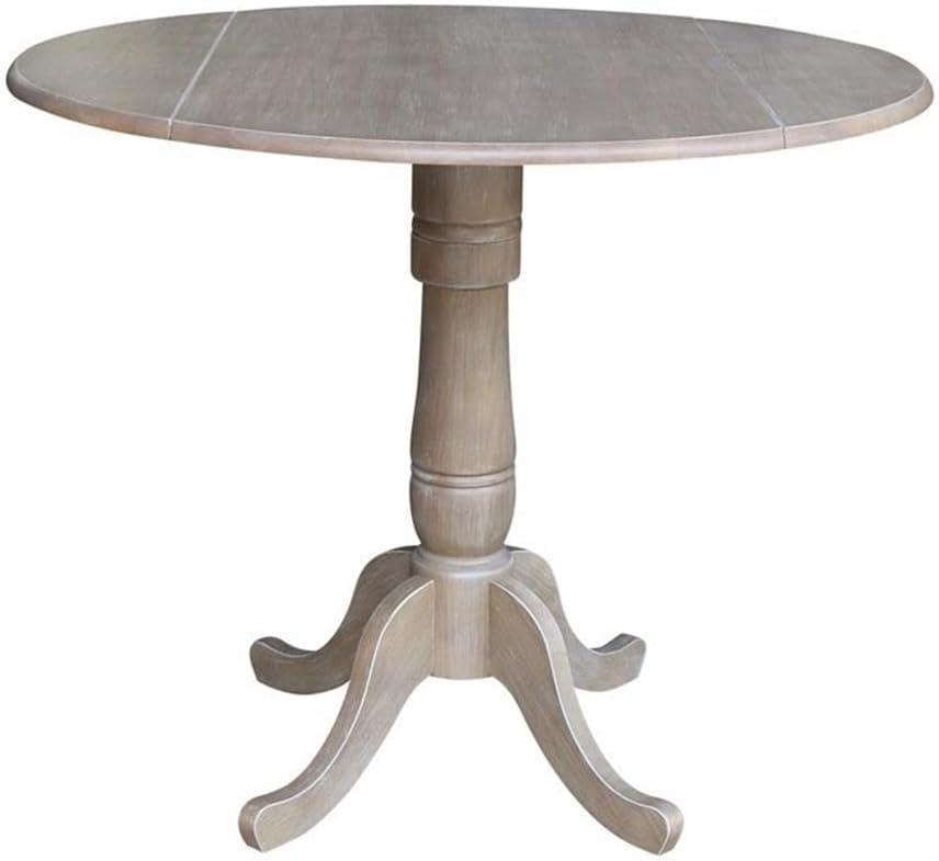 Our Take on the International Concepts 42″ Dual Drop Leaf Pedestal Table