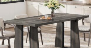 Why We Chose the DWVO Rustic Grey Dining Table for Our Space
