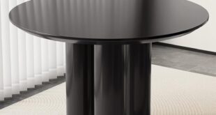 Our Take on the Sleek 46″ Round Dining Table for 4-6 People