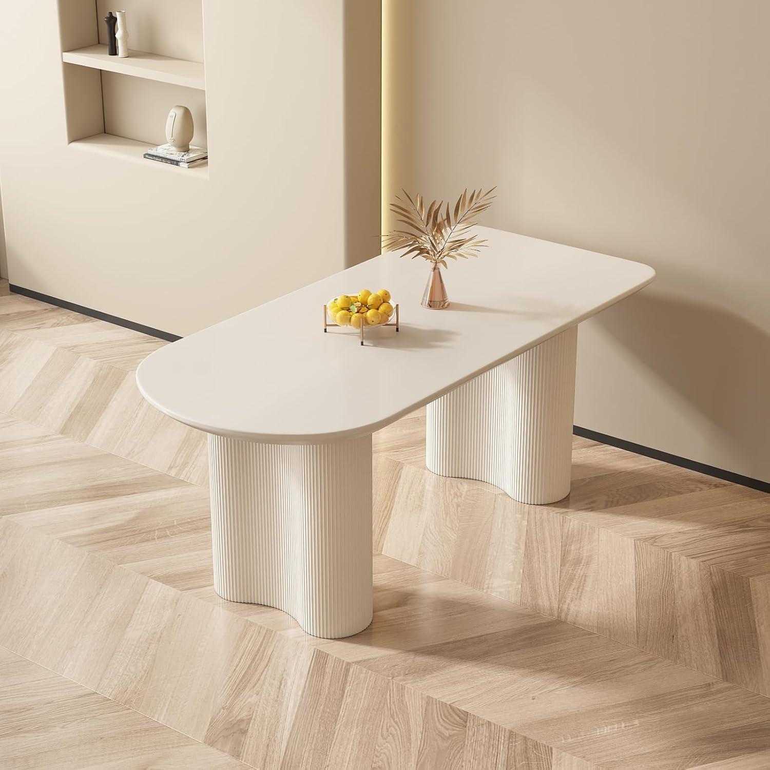 Why We Chose This Modern White Dining Table for Our Home Space