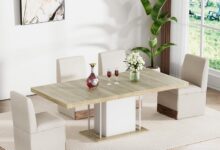 Our Take on the 63″-79″ Extendable Dining Table Set for Every Occasion