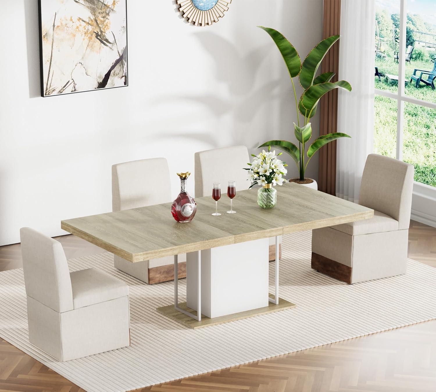 Our Take on the 63″-79″ Extendable Dining Table Set for Every Occasion