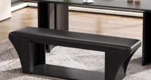 Our Honest Take on the Tribesigns Modern Black Dining Bench