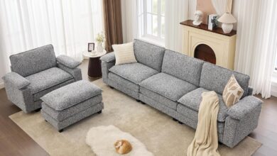 Why We Love the TYBOATLE 122” Kapok Fiber Cloud Sofa Set