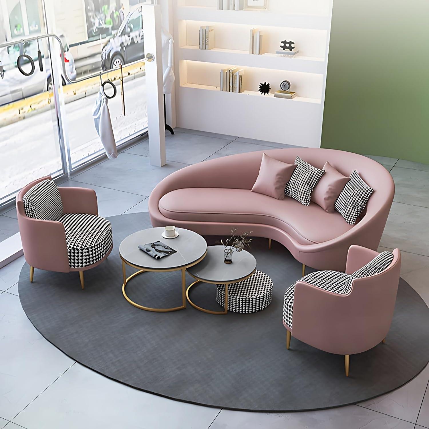 Our Honest Take on the Moon-Shaped Modern Curved Sectional Sofa Set