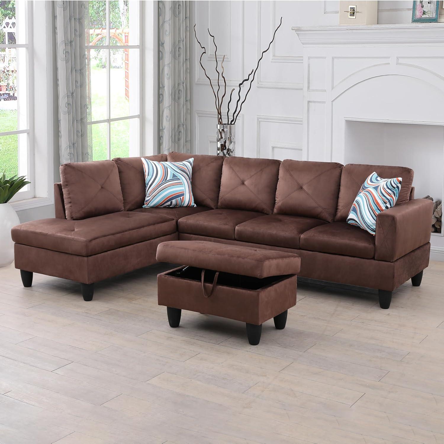 How Our 3-Piece L-Shaped Sectional Transformed Our Living Room