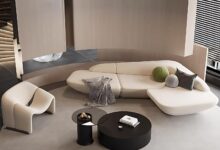 Our Take on the Modern Curved Leather Sectional Sofa Set