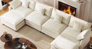 Our Honest Take on the 146″ Modular U-Shaped Cloud Sofa Set