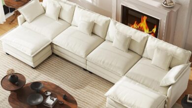 Our Honest Take on the 146″ Modular U-Shaped Cloud Sofa Set