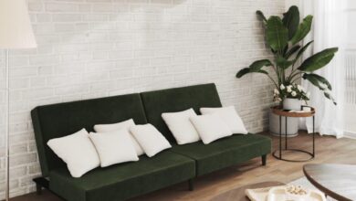 Our Take on the Plush Dark Green Velvet 2-Seater Sofa Bed