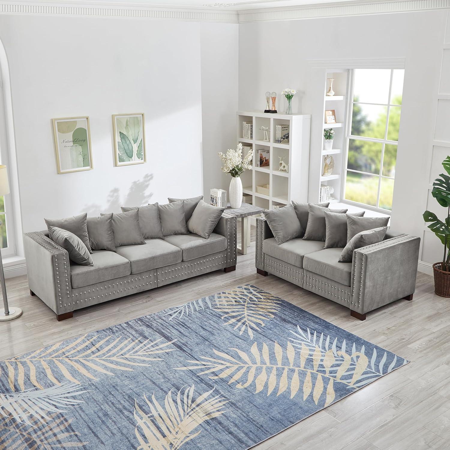 Our Take on the Modern Velvet Grey Sofa Set: Stylish & Cozy Review