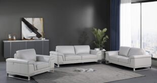Our Take on the Stylish Weston Italian Leather 3-Piece Sofa Set