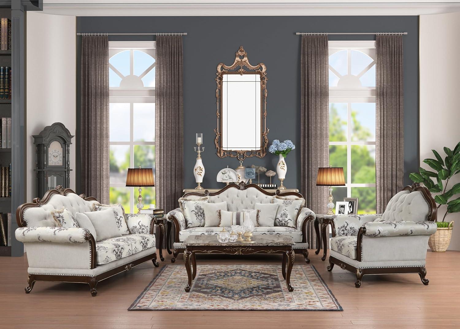 Our Review: Gloria 2PC Tufted Living Room Set’s Classic Charm