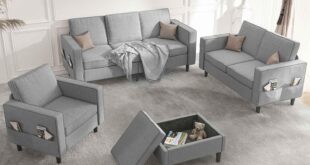 Our Honest Take on the BALUS 4pcs Modern Sofa Set with Storage