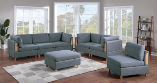 Our Honest Take on the 7pc Steel Dorris Sectional Sofa Set