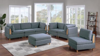 Our Honest Take on the 7pc Steel Dorris Sectional Sofa Set