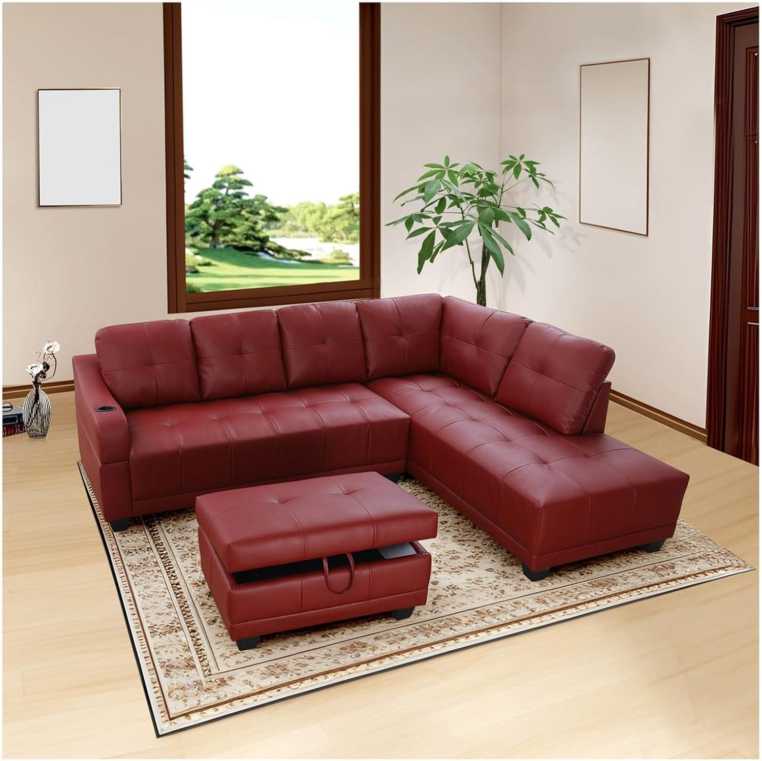 How We Made Space Stylish with This Cozy L-Shaped Sectional