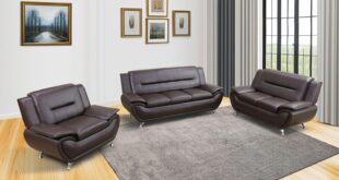 Our Honest Take on the Stylish 3-Piece Faux Leather Sofa Set