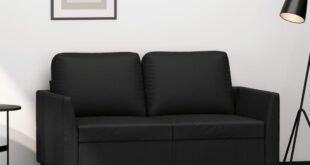Our Honest Take on the Black 2-Seater Reclining Faux Leather Sofa