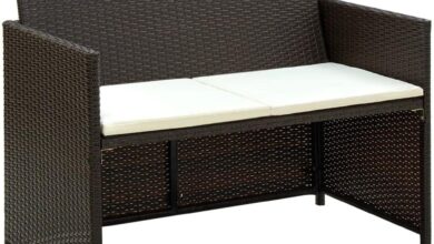 Our Take on the Cozy 2-Seater Patio Sofa with Cushions