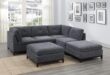 Our Honest Take on the Ash Grey Chenille Modular Sectional Set
