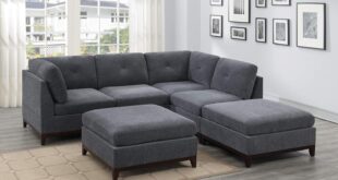 Our Honest Take on the Ash Grey Chenille Modular Sectional Set