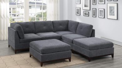 Our Honest Take on the Ash Grey Chenille Modular Sectional Set