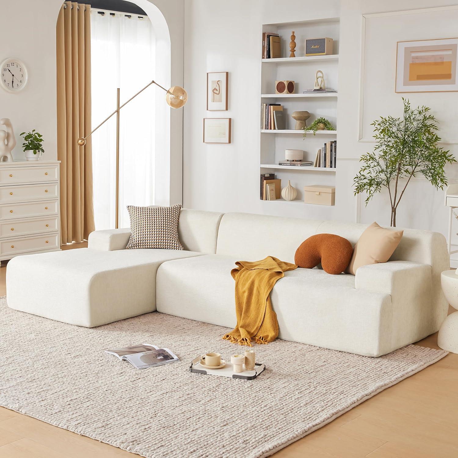 Our Take on the 107″ Modular Cloud Sofa: Comfort Meets Style
