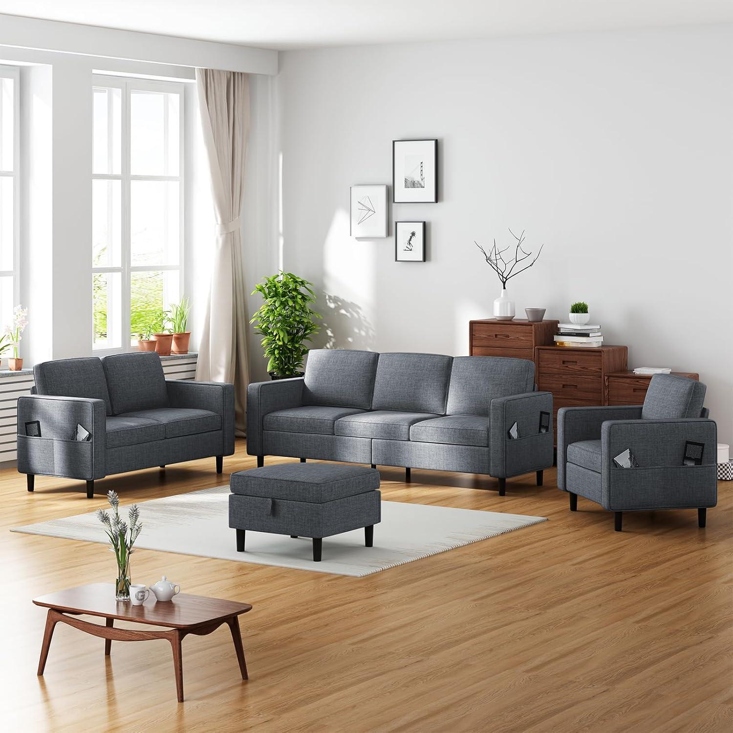 Why We Love the CECER 4-Piece Sofa Set for Any Space