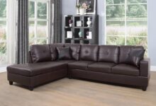 Our Honest Take on the Brown Leather L-Shaped Sectional Sofa