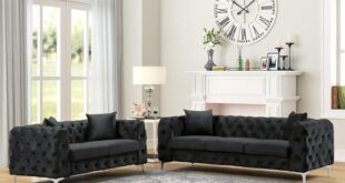 How We Fell for the Morden Fort Velvet Couch Set’s Chic Comfort