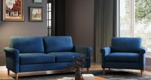 Our Honest Take on the Vesgantti 65″ Blue Sofa & Accent Chair Set