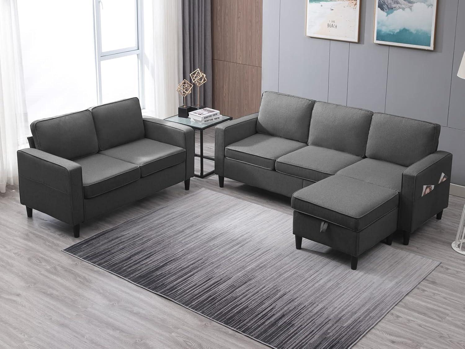 Our Honest Take on the BALUS 3-Piece Modern Sofa Set