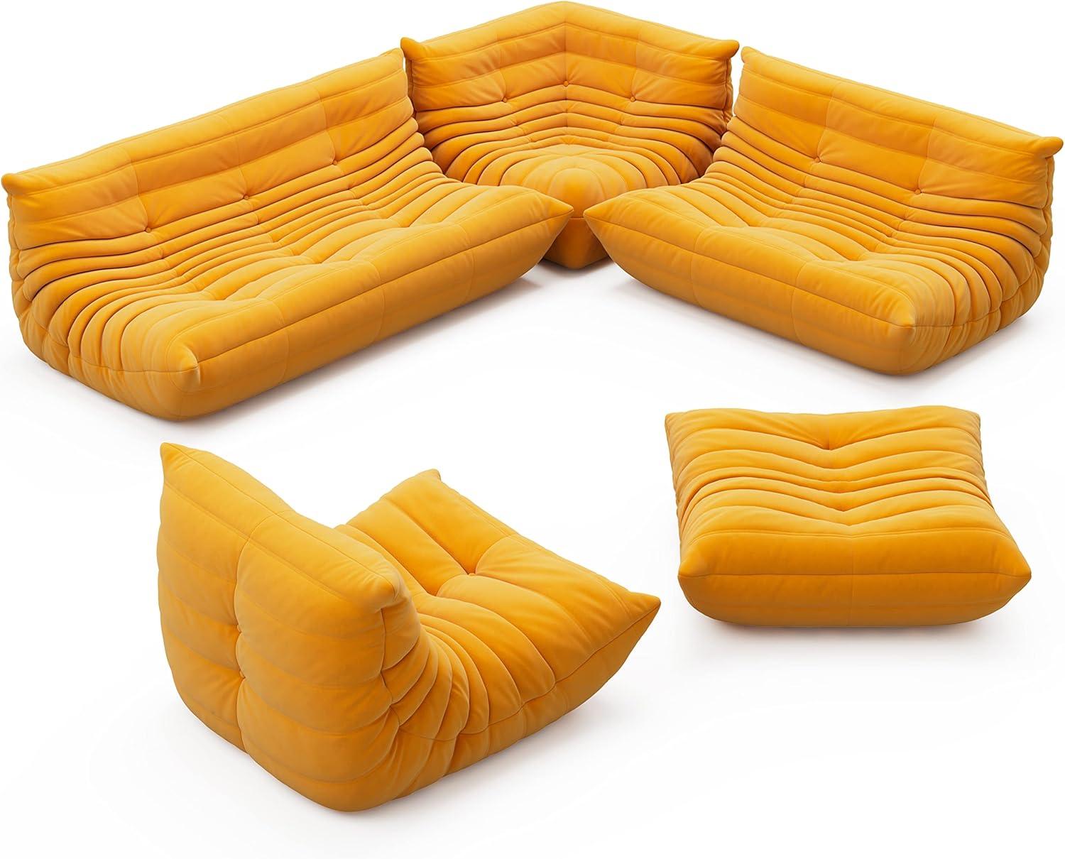 Exploring Comfort and Style: Our Take on This 5-Piece Sofa Set