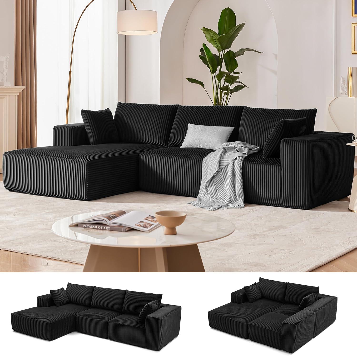 How We Found Comfort and Style in the 108″ Cloud Sectional Sofa