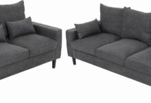 How We Transformed Our Living Room with the Panana Grey Sofa Set