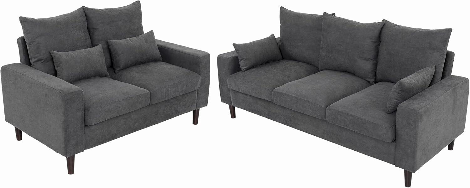 How We Transformed Our Living Room with the Panana Grey Sofa Set