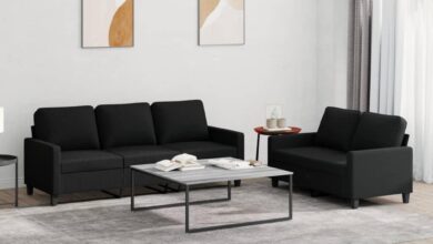 How We Found Comfort and Style in This Modern Black Sofa Set