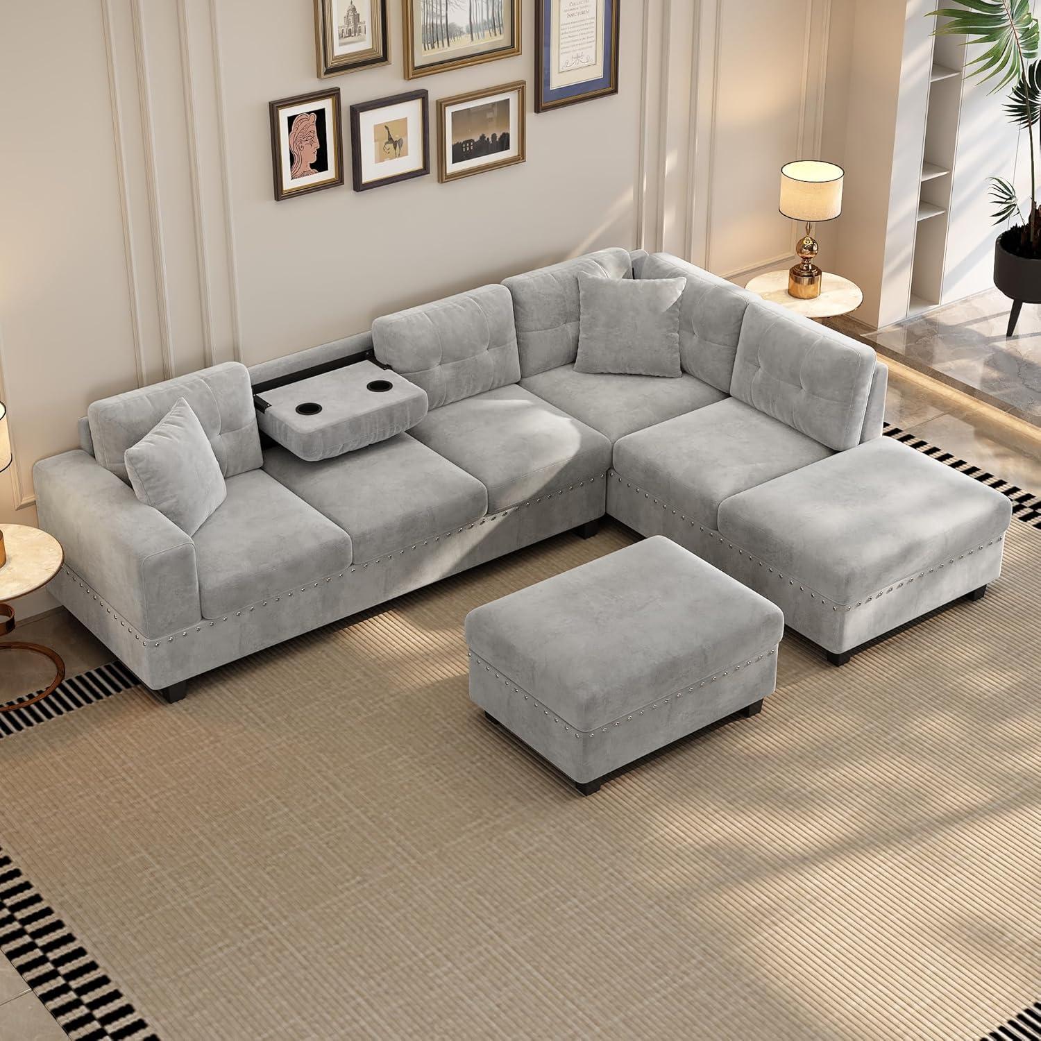 Our Honest Take on the Merax Sectional Sofa with Storage Ottoman
