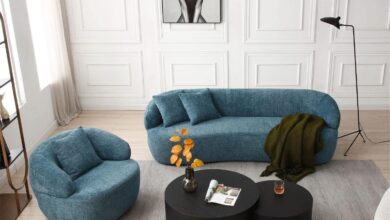 How We Loved the KEVINSPACE Curved Sofa & Swivel Chair Set