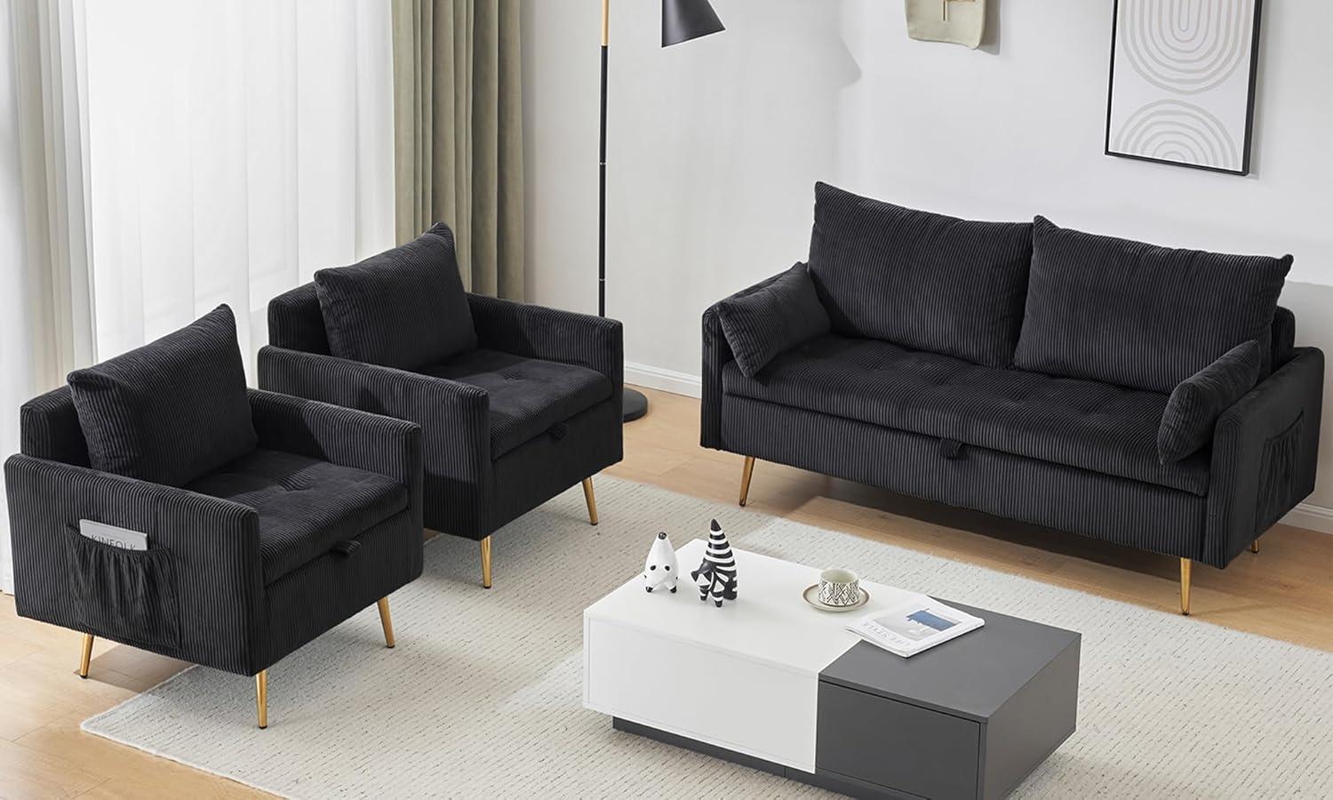 How We Loved Furnimart’s Cozy & Practical Corduroy Sofa Set
