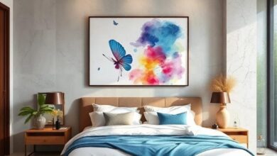 23 Inspiring Watercolor Bedroom Wall Art Ideas to Refresh Your Personal Sanctuary