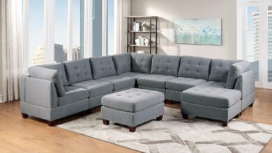 Our Honest Take on the 9pc Gray Modular Sectional Set