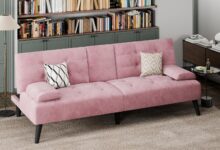 Our Take on the JAMFLY Pink Velvet Sofa Bed: Cozy, Compact, Clever