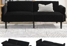 Our Take on the Stylish 78″ Velvet Futon Sofa Bed