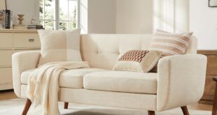 Our Honest Take on the Tbfit 65″ Mid-Century Loveseat Sofa