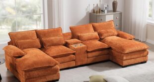 Why We Love Our KIVENJAJA U-Shaped Sofa: Comfort Meets Convenience